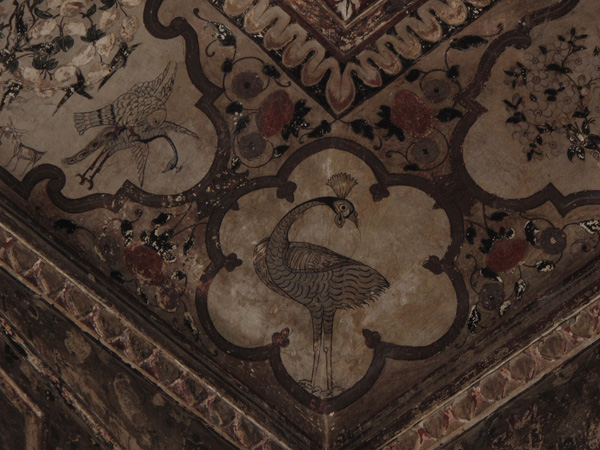Palace mural in Orchha